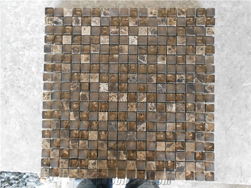 China Green Marble Mosaic,Polished Marble Mosaic,Marble Wall Mosaic