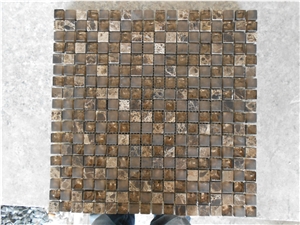 China Green Marble Mosaic,Polished Marble Mosaic,Marble Wall Mosaic