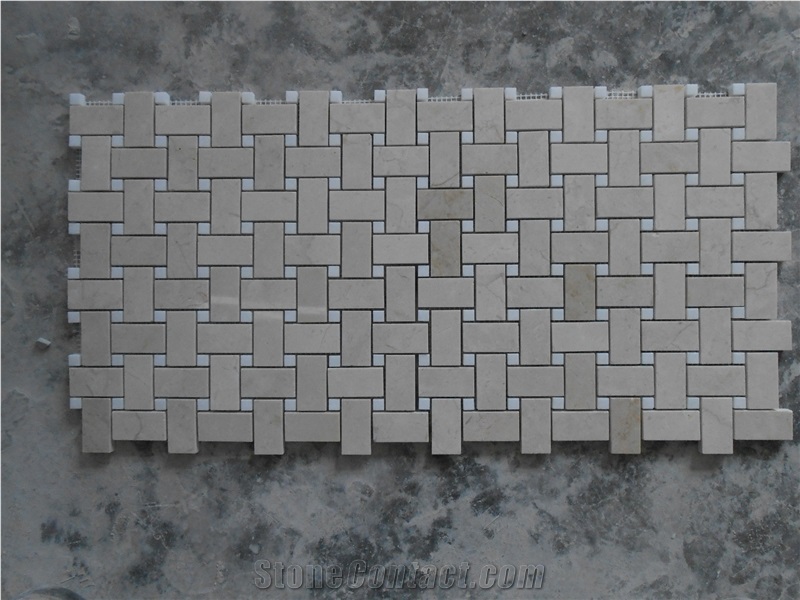 China Green Marble Mosaic,Polished Marble Mosaic,Marble Wall Mosaic