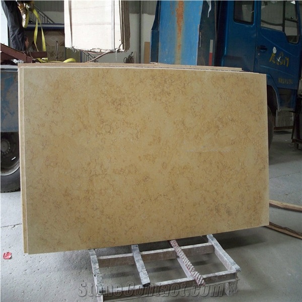 Giallo Atlantide Marble Slabs Tiles, Egypt Yellow Marble Panel Villa Interior Wall Cladding,Hotel Floor Covering Skirting for Pattern-Gofar