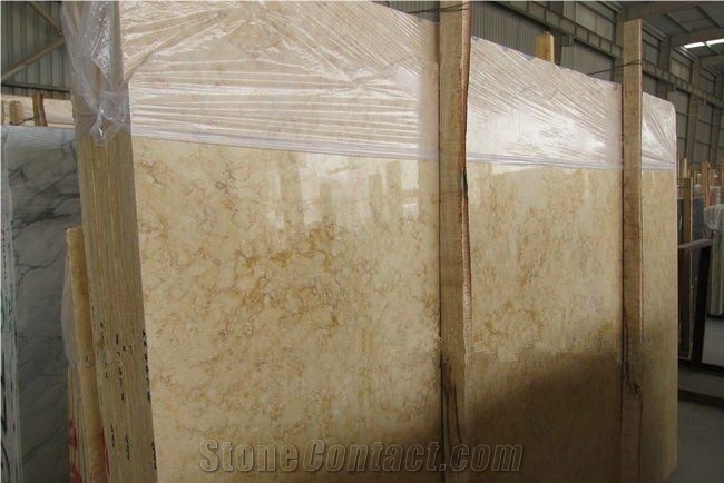 Giallo Atlantide Marble Slabs Tiles, Egypt Yellow Marble Panel Villa Interior Wall Cladding,Hotel Floor Covering Skirting for Pattern-Gofar