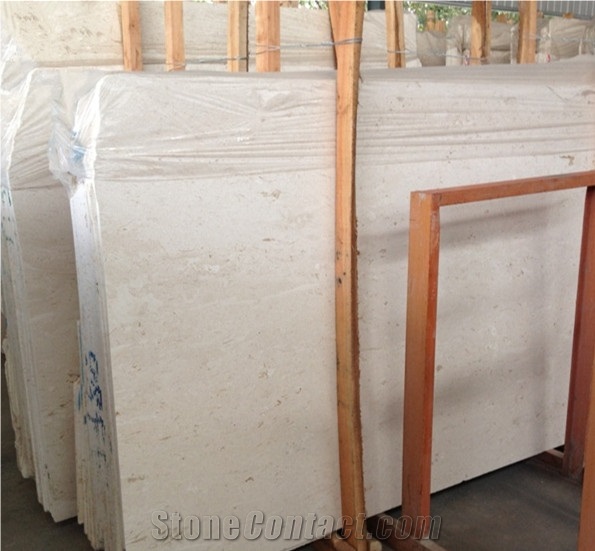 Moon Light Beige Marble Slabs Tiles, Turkey Beige Marble Panel Villa Interior Wall Cladding,Hotel Floor Covering Skirting for Pattern-Gofar
