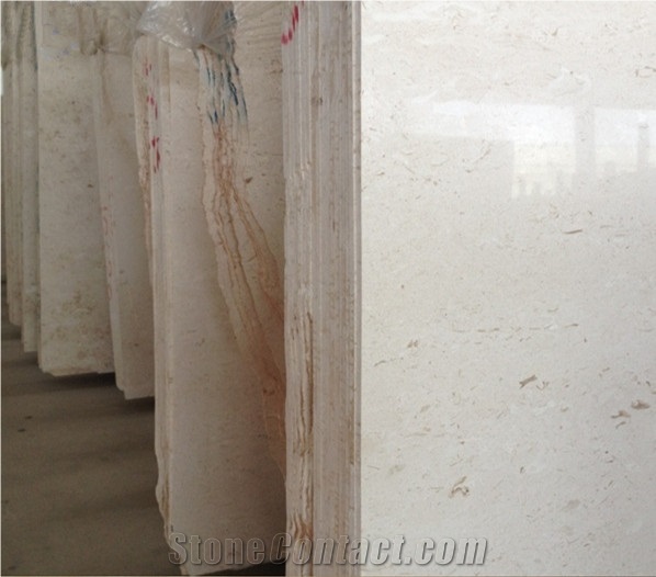 Moon Light Beige Marble Slabs Tiles, Turkey Beige Marble Panel Villa Interior Wall Cladding,Hotel Floor Covering Skirting for Pattern-Gofar