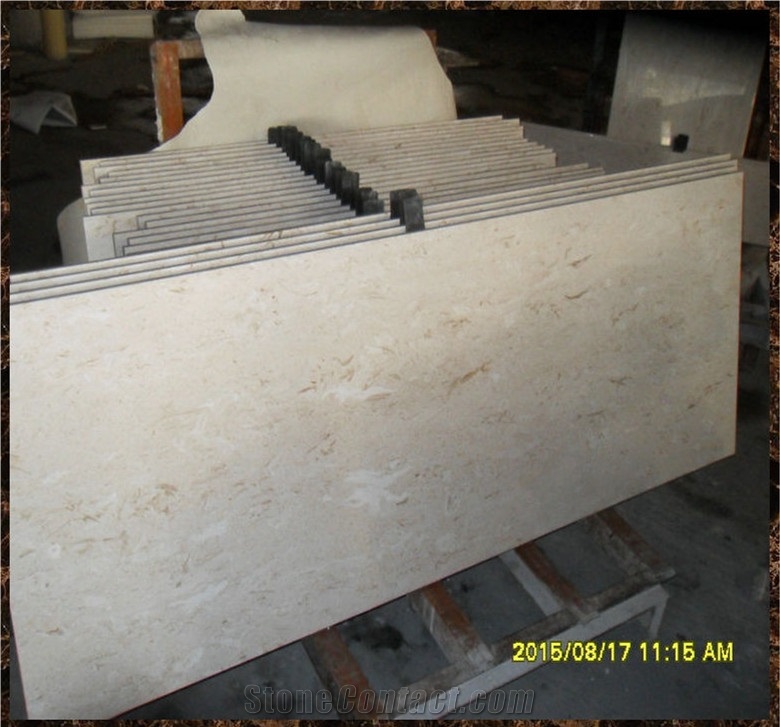 Moon Light Beige Marble Slabs Tiles, Turkey Beige Marble Panel Villa Interior Wall Cladding,Hotel Floor Covering Skirting for Pattern-Gofar