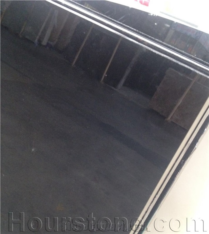 Black Glass Artificial Stone Crystalized Black