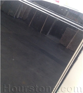 Black Glass Artificial Stone Crystalized Black
