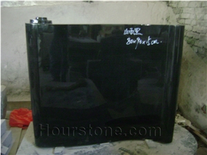 Books Style Black & Grey Granite Asian Style Cemetery Tombstone, Shanxi Black Upright Headstones, Mongolia Black Monument, China Hebei Black Bevel Gravestone, Cad Design Service, Korean & Japanese Sty