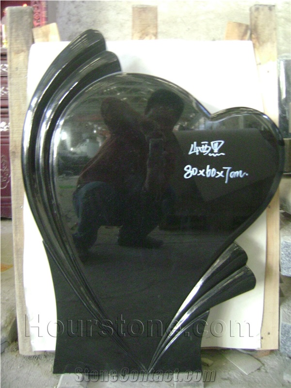 Books Style Black & Grey Granite Asian Style Cemetery Tombstone, Shanxi Black Upright Headstones, Mongolia Black Monument, China Hebei Black Bevel Gravestone, Cad Design Service, Korean & Japanese Sty