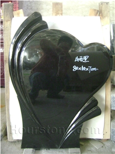 Books Style Black & Grey Granite Asian Style Cemetery Tombstone, Shanxi Black Upright Headstones, Mongolia Black Monument, China Hebei Black Bevel Gravestone, Cad Design Service, Korean & Japanese Sty