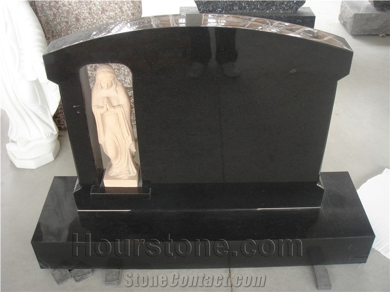 Books Style Black & Grey Granite Asian Style Cemetery Tombstone, Shanxi Black Upright Headstones, Mongolia Black Monument, China Hebei Black Bevel Gravestone, Cad Design Service, Korean & Japanese Sty