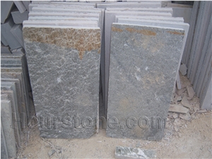 China Grey & Yellow Rust Slate Slab &Tile,Flooring