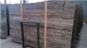 Iran Persian Silver Grey Travertine Tiles & Slabs