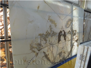 Iran White Onyx Tiles & Slabs,Book Matching