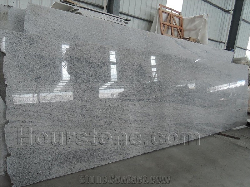 Shanshui White Granite Cross Cut Brushed Tiles