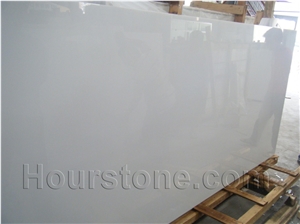 White Crystallized Glass Slab,Cut to Size,Building
