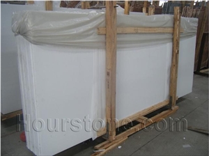 White Crystallized Glass Slab,Cut to Size,Building