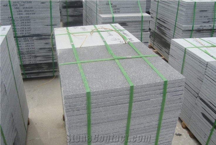 G343 Lu Grey Granite Kerbstone