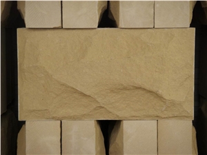 Yellow Sandstone Mushroom Rockface Finished Wall Cladding Panels Yellow Sandstone Mushroom Rockface Finished Wall Cladding Panels