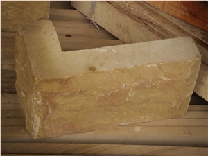 Yellow Sandstone Mushroom Rockface Finished Wall Cladding Panels