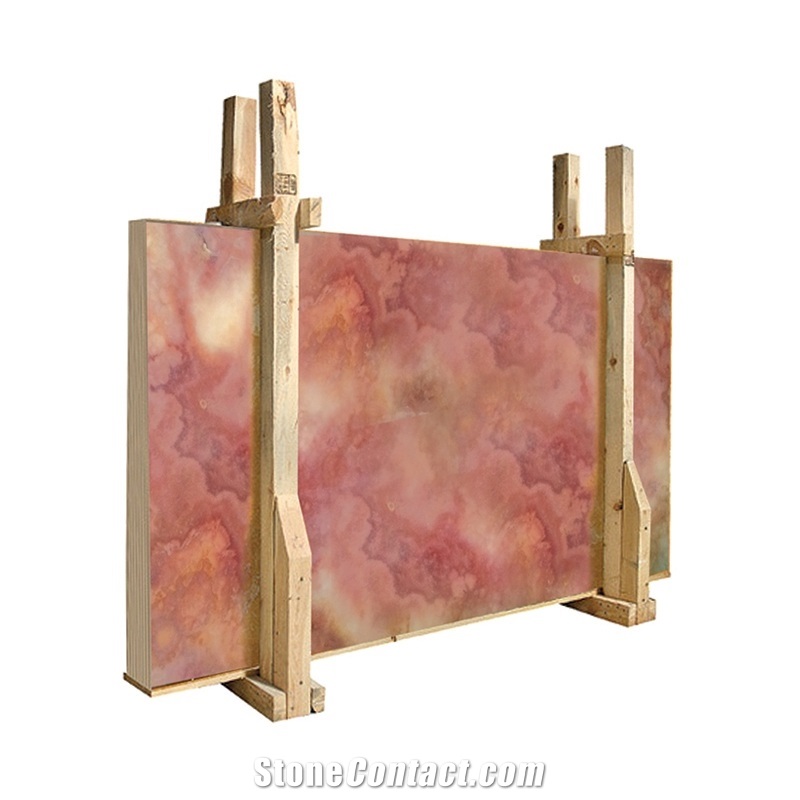Vanilla Sky Onyx Slabs, Tiles