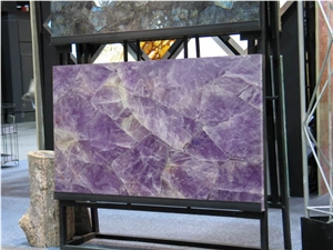 Amethyst Gemstone Slabs, Semi Precious Slabs, Semiprecious Stone Slabs