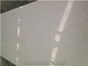 Engineered Stone Sparkle White Quartz Stone Slab Engineered Stone Sparkle White Quartz Stone Slab