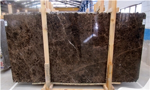 Dark Emperador Marble Tiles Polished