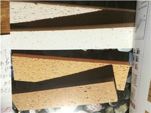 Clay Tiles on Wall Light Weight Extudes, Building Stones