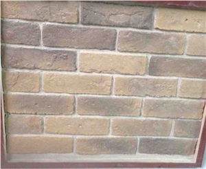 Manmade Stone Cultured Stone Brick Lightweight, Building Stone Tiles