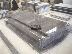 Bahama blue Paradiso Granite Tombstone & Monument,Memorials，Gravestone & Headstone export to poland