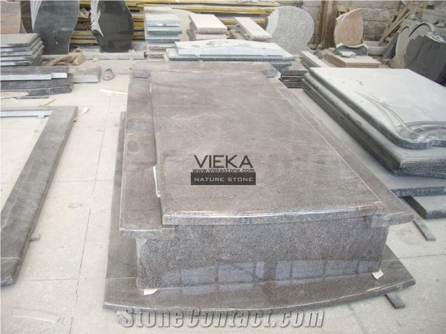 Bahama blue Paradiso Granite Tombstone & Monument,Memorials，Gravestone & Headstone export to poland