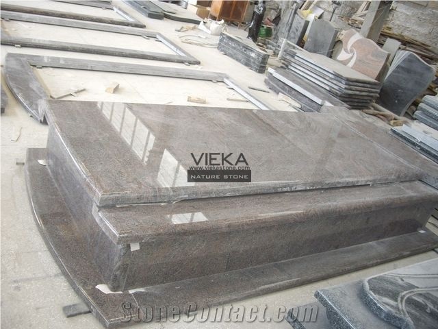 Bahama blue Paradiso Granite Tombstone & Monument,Memorials，Gravestone & Headstone export to poland