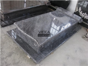 Bahama blue paradiso Granite Tombstone & Monument,Memorials，Gravestone & Headstone export to poland