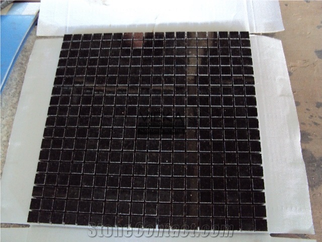 Black Galaxy Granite Mosaic Stone Tile,Interior Decoration