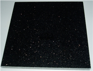 Black Galaxy Indian Granite Flamed Polished Tile & Slab for Windowsill,Stair,Cut-To-Size Stone countertop monument exterior interior Wall Floor Covering China Black Star Gold Nero Star Galaxi