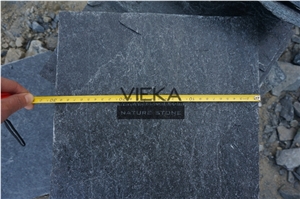 China Black Quartzite Tiles for Wall & Floor