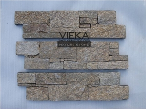 China Cement Culture Stone Wall Panel Ledge Stone/Veneer/Stacked Stone for Wall Cladding Cp007