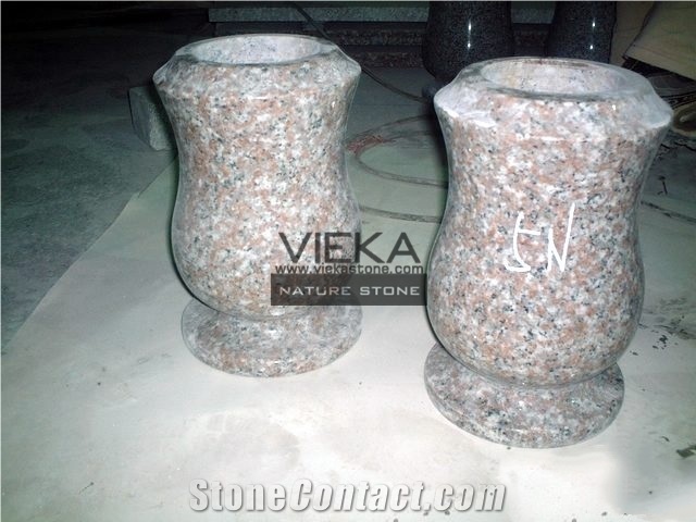 China Granite Tombstone Monument Memorials 035 Urn, Vase & Bench