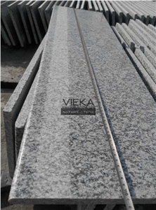 G603 Granite Stair & Step Riser Treads Polished and Sandblasted