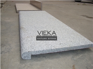 G603 Granite Steps & Stair Treads Riser Polished and Flamed