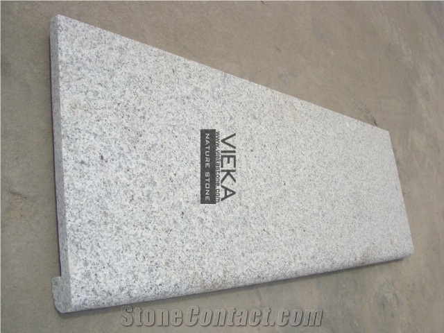 G603 Granite Steps & Stair Treads Riser Polished and Flamed