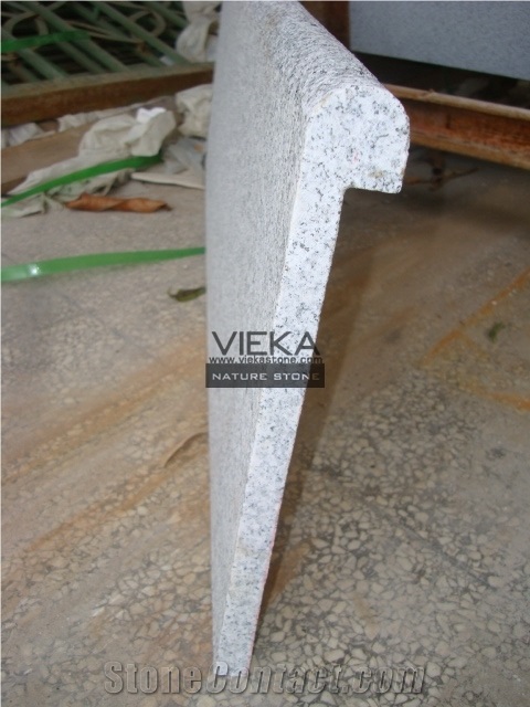 G603 Granite Steps & Stair Treads Riser Polished and Flamed
