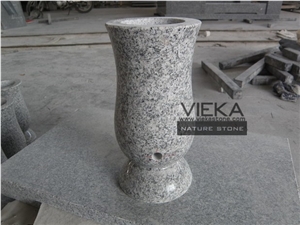 G603 Granite Tombstone Monument Memorials 066 Urn, Vase & Bench