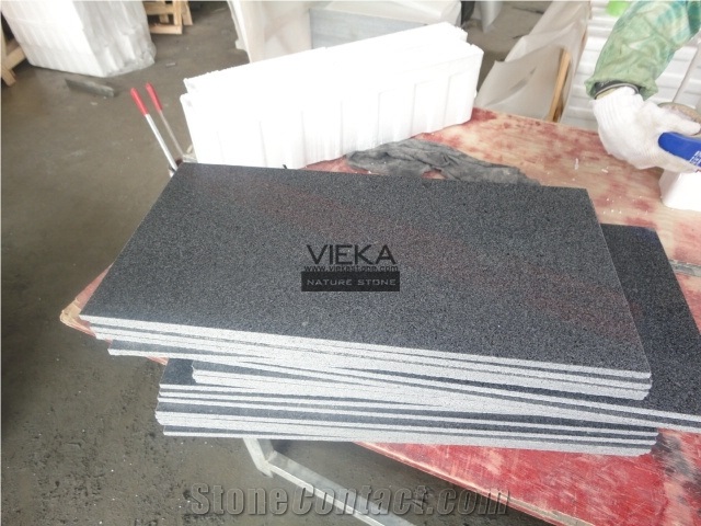 G654 Granite Flamed Polished Tile & Slab for Windowsill,Stair,Cut-To-Size Stone China Wall Floor Covering Sesame Black China impala Padang Black pingnan zhima hei china nero new impala dark grey