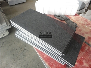 G654 Granite Flamed Polished Tile & Slab for Windowsill,Stair,Cut-To-Size Stone China Wall Floor Covering Sesame Black China impala Padang Black pingnan zhima hei china nero new impala dark grey