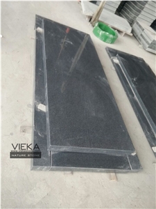 G654 Granite Tombstone & Monument,China Black Granite Gravestone & Headstone Sesame Black China Impala Padang Black Pingnan Zhima Hei China Nero New Impala Dark Grey