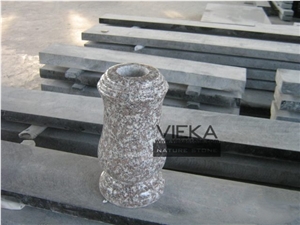 G664 Granite Tombstone Monument Memorials 045 Urn, Vase & Bench