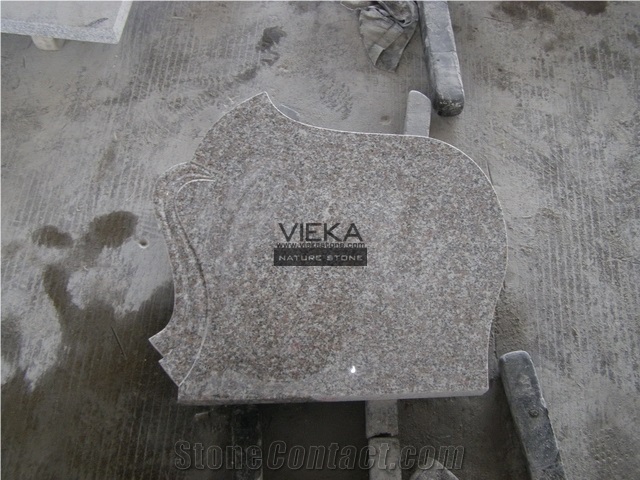G664 Granite Tombstone & Monument,Memorials,Gravestone & cross Headstone Poland style China Luna Pearl luoyuan red Ruby Red Vibrant Rose Violet Purple Pearl Poland Style