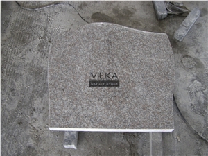 G664 Granite Tombstone & Monument,Memorials,Gravestone & cross Headstone Poland style China Luna Pearl luoyuan red Ruby Red Vibrant Rose Violet Purple Pearl poland style polished 