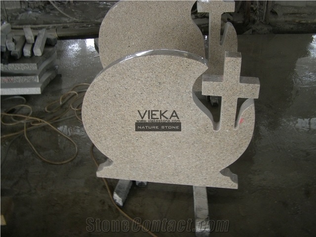 G664 Granite Tombstone & Monument,Memorials,Gravestone & cross Headstone Poland style China Luna Pearl luoyuan red Ruby Red Vibrant Rose Violet Purple Pearl Poland Style Cross
